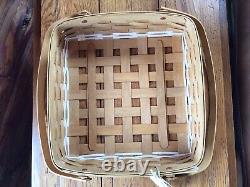 Longaberger Very Rare Gourmet Basket Set WithButcher Block LidBNIB