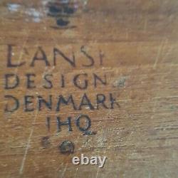 MID Century Dansk Teak Wood Butcher Block Bowl