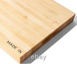 Made In Cookware, Butcher Block, Maple Wood, Crafted in USA, Thick Charcuter