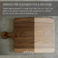 Made in USA Walnut Cutting Board by Butcher Block Made from Sustainable Hardw