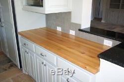 Maple countertop butcher block table top kitchen island top 1.5x36x24 solid wood