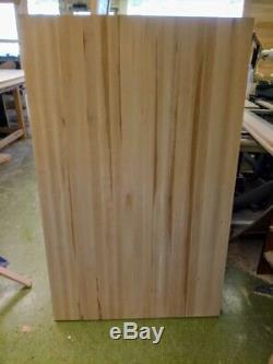 Maple countertop butcher block table top kitchen island top 1.5x48x24 solid wood