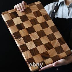 New Extra Large Cutting Board Rectangle End Grain Butcher Block Kitchen Chopping