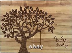 New Home Gift Custom Cutting Board Butcher Block Personalized Laser Engraved