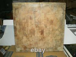 OLD Antique Vintage Maple Butcher block approx. 30 long x 30 wide x 5-1/2thick