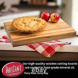 Products CBW1830175 Wood Cutting Board, 18 x 30 x 1.75 Butcher's Block, Brown