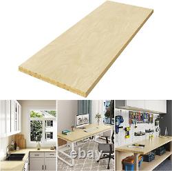 ROOMTEC Butcher Block CounterTop, Birch Solid Wood Countertop for DIY, Table 72