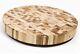 Richelieu Butcher Block Extra Large 18 X 18 X 2 Inches Canadian Maple Round End