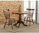 Skirted Dining Table Kitchen 30in Round Butcher Block Top International Concepts