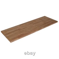 Smooth Unfinished Birch 4 ft L x 25 in D x 1.5 in T Butcher Block Countertop
