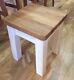 Solid Pine Dining Stools With Oak Butcher Block Top