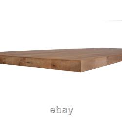 Solid Wood Butcher Block Countertop 4 ft 10 ft 100% Hardwood Unfinished Birch
