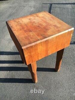 Solid wood Butcher Block table