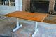 Stunning Butcher Block Multiuse Dining Kitchen Hobby Accent Table Euc
