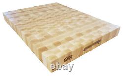 Sugar Hard Maple Butcher Block Cutting Board end grain