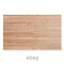 Swaner Hardwood Butcher Block Countertop 5'L x 36D Finished Maple with Eased Edge
