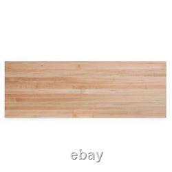 Swaner Hardwood Butcher Block Countertop Solid Wood with Eased Edge Finished Maple