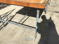 Table Wood 120 x 48 x 36H Bakers / Butcher Block Table Top 2.5 Thick