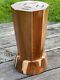 Tapered, Round, Butcher Block Style, Rotating 8 Knife Block 7 Wide Base