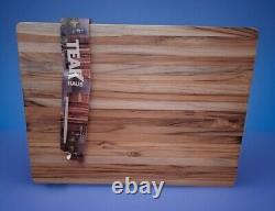 Teakhaus Butcher Block Cutting Board Large Wooden Cutting Board Teak End