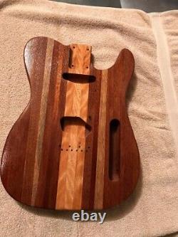 Telecaster Tele Style Body Butcher Block Heavy Wood