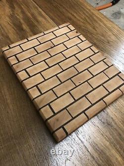 The Another Brick in the Wall Beautiful End-Grain Cutting Board Maple & Walnut