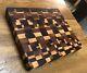 The Conundrum Beautiful, Chaotic End-grain Cutting Board! Exotic Hardwoods