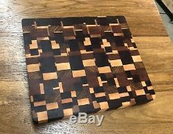 The Conundrum Beautiful, Chaotic End-Grain Cutting Board! Exotic Hardwoods