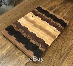 The Spartacus Beautiful End-Grain Cutting Board! Exotic/Domestic Hardwoods