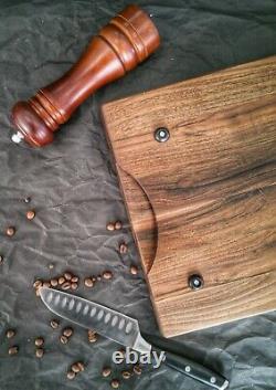 Thick Walnut Cutting Board 1.75 in thick, Butcher Block, Chopping Chop Board