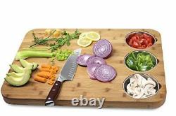 Trio, Extra Large 22 X 16 inch Cutting Boards for Kitchen, Butcher Block
