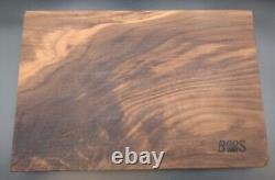 USED John Boos 17 x 12 Rustic Edge Walnut Cutting Board