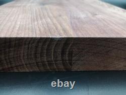 USED John Boos 17 x 12 Rustic Edge Walnut Cutting Board