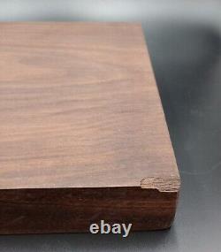 USED John Boos 17 x 12 Rustic Edge Walnut Cutting Board