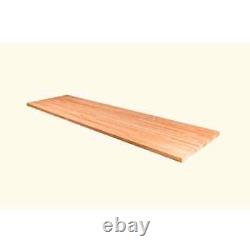 Unbranded Butcher Block Countertop 6'Lx36D Wood Square Edge Unfinished Cherry