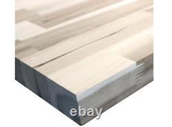 Unfinished Acacia 6 ft. L x 25 in. D x 1.5 in. T Butcher Block Countertop NEW