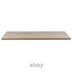Unfinished Hevea Butcher Block Countertop 4 ft. L x 25 in. D x 1.5 in. T Kitchen