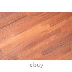 Unfinished Sapele 6 Ft. L X 25 In. D X 1.5 In. T Butcher Block Countertop