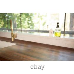 Unfinished Sapele 8 Ft. L X 25 In. D X 1.5 In. T Butcher Block Countertop