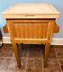 Used Wooden Butchers Block Island/table In Good Condition