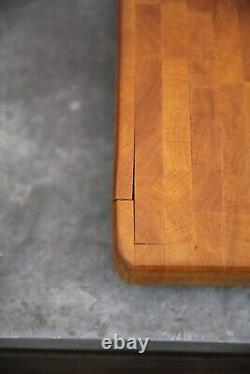 Vintage Butcher Block Cutting Board wood Countertop Antique Kitchen tool utensil