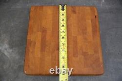 Vintage Butcher Block Cutting Board wood Countertop Antique Kitchen tool utensil