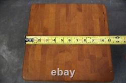 Vintage Butcher Block Cutting Board wood Countertop Antique Kitchen tool utensil