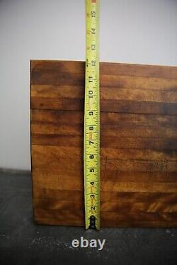 Vintage Butcher Block Cutting Board wood counter kitchen island tool utensil