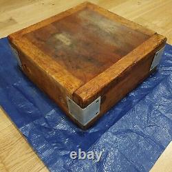 Vintage Butchers Block Without Stand Solid Wood