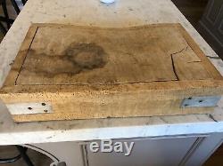 Vintage FRENCH BUTCHERs BLOCK, c. 1940s-50s, GIANT
