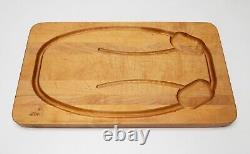 Vintage J K Adams 12x21 Dorset, Vermont Wood Butcher Block Cutting Carving Board