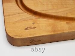 Vintage J K Adams 12x21 Dorset, Vermont Wood Butcher Block Cutting Carving Board