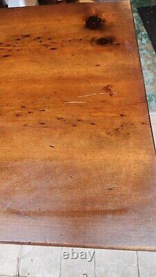 Vintage Kitchen Storage Table Butcher Block Utility Drawer Island Shaker Country