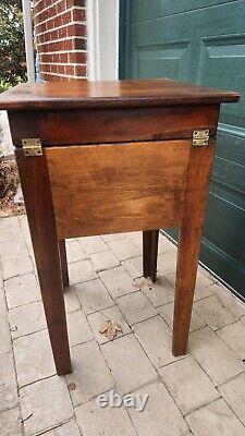 Vintage Kitchen Storage Table Butcher Block Utility Drawer Island Shaker Country